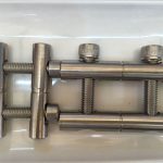 ANSI 316ti / en 1.4571、317l / en 1.4438ステンレス鋼部品接続ロッドシリーズ